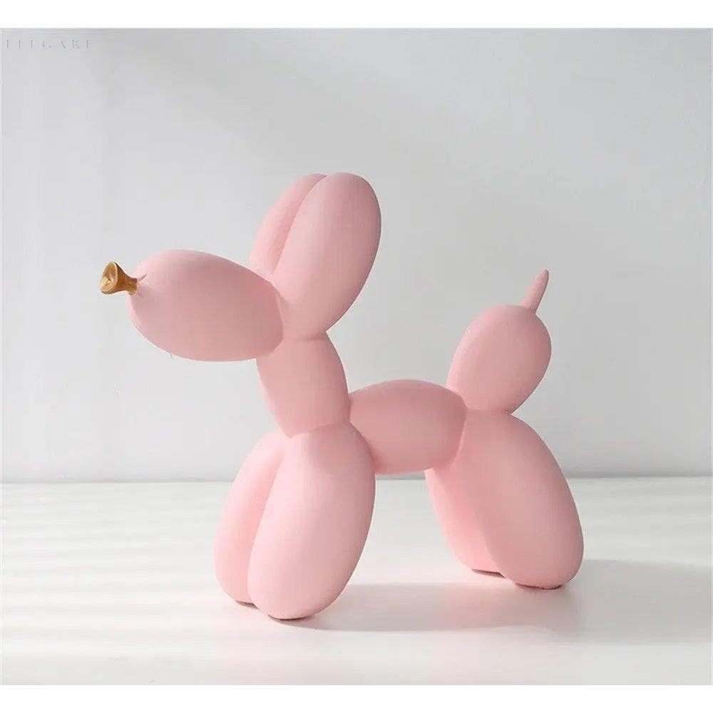 Figura decorativa «perro globo» con superficie mate