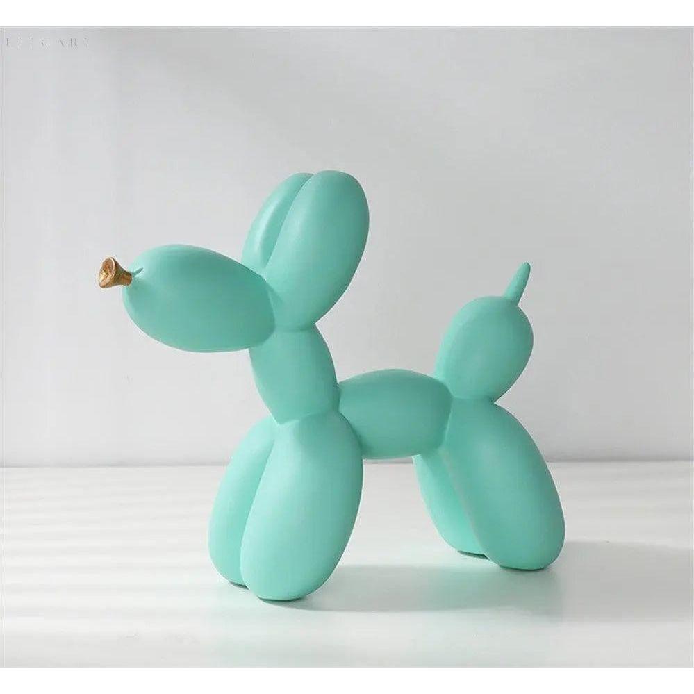 Figura decorativa «perro globo» con superficie mate