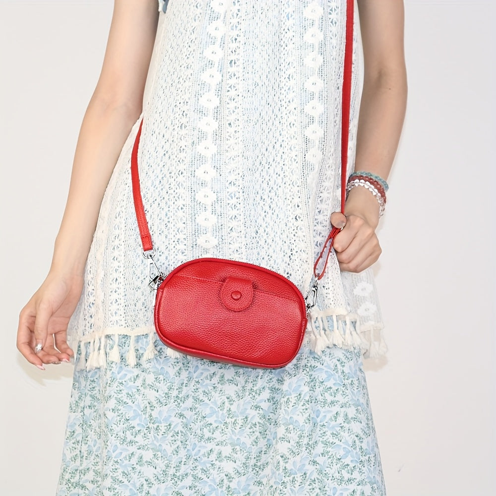 Vintage crossbody torba velikog kapaciteta – Prava koža s više pretinaca