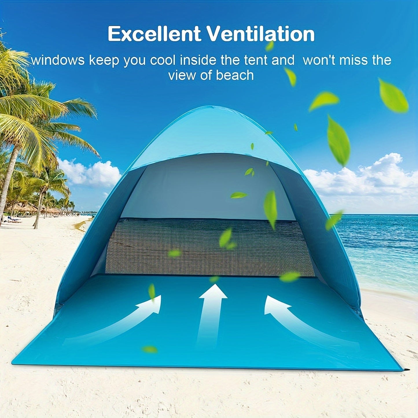 BreezeShield Šator za Plažu – Zaštita i Udobnost za Svaki Dan na Plaži