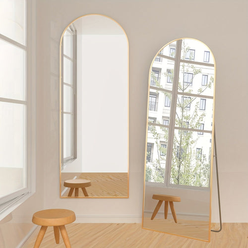Espejo curvo de cuerpo entero: elegante y funcional