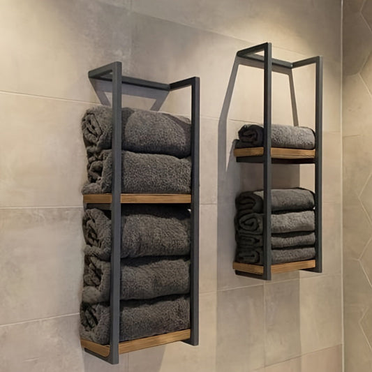 Toallero que ahorra espacio - Para un baño ordenado