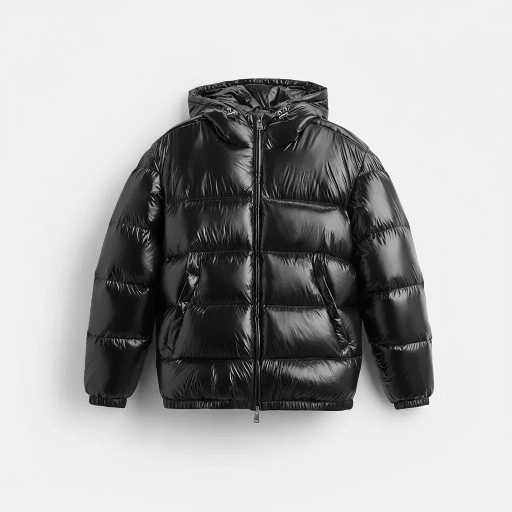 Chaqueta de invierno para hombre con capucha – chaqueta acolchada forrada