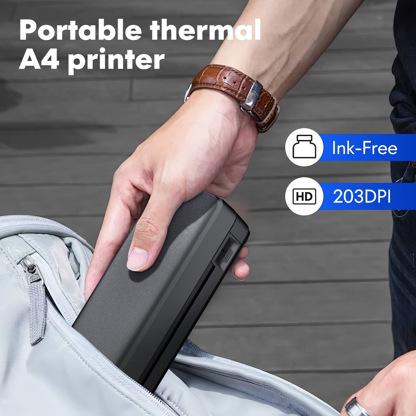 Impresora inalámbrica MiniThermo: impresión compacta y divertida para llevar