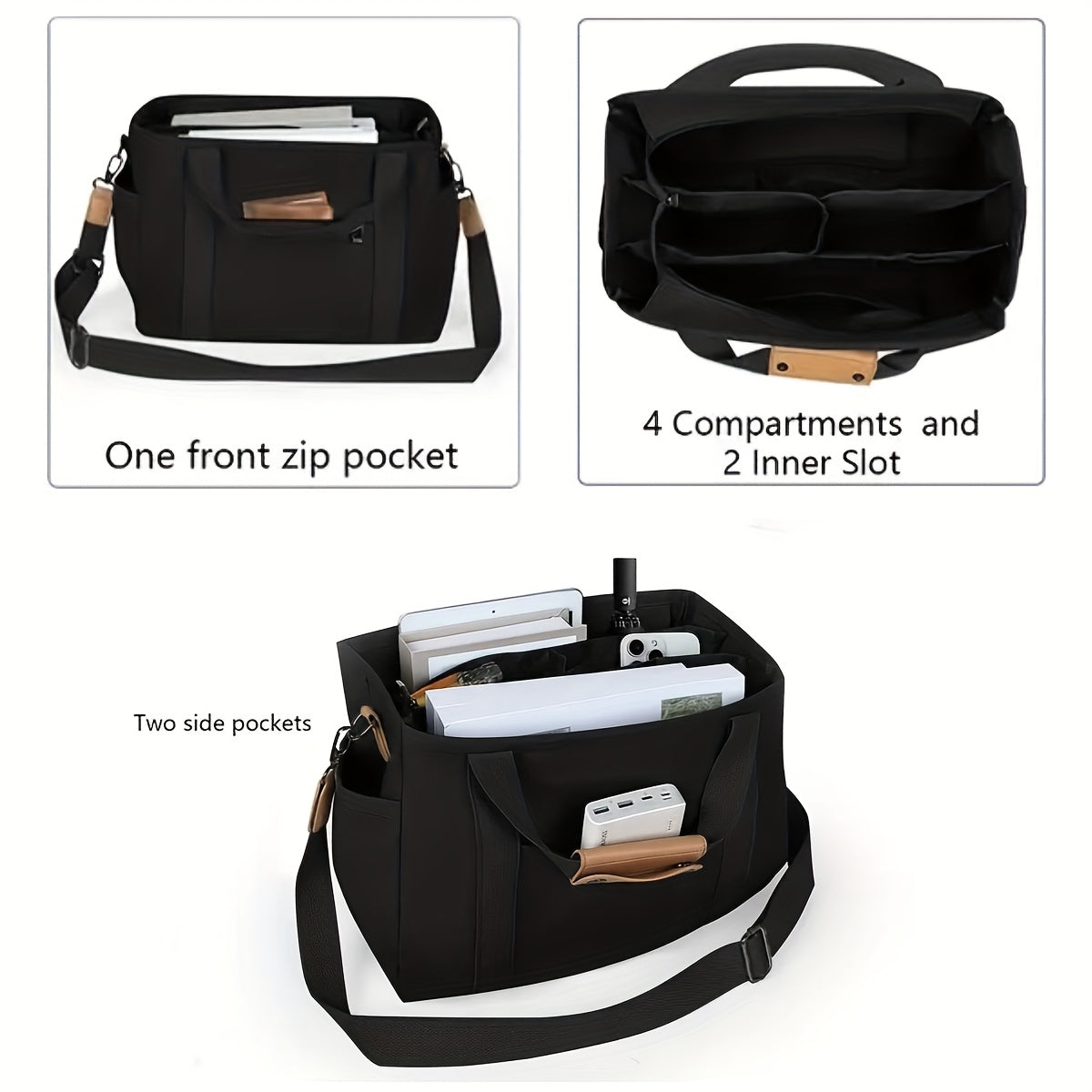 ComfortCarry Ženska torba tote – Lagana s odvojivim remenom i puno prostora za pohranu