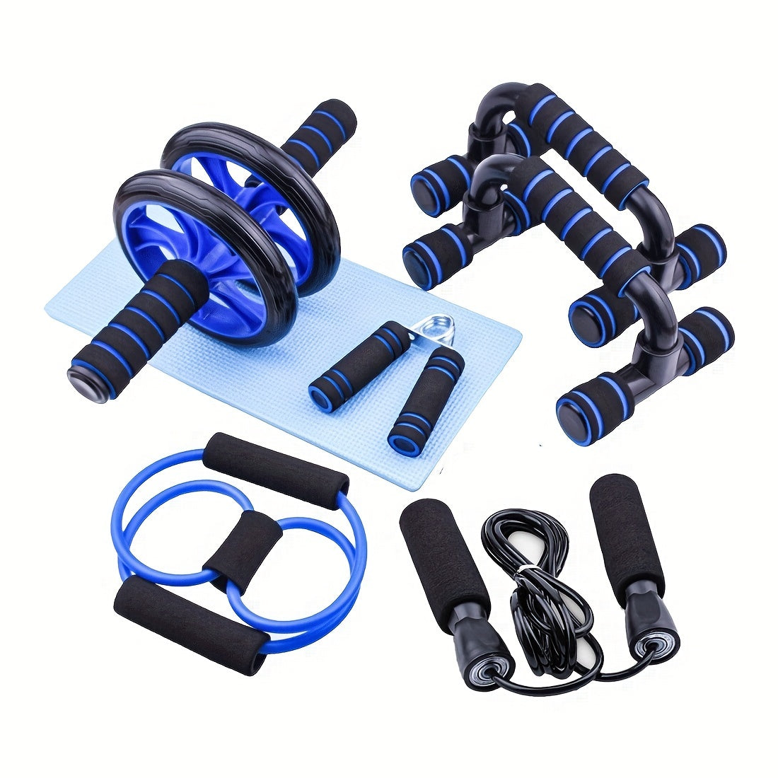 CoreMax Fitness Set – 7-dijelni Trening za Jake Trbušne i Jezgrene Mišiće
