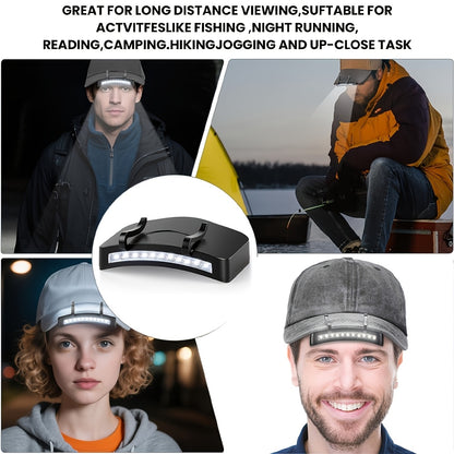 LED-Kappenleuchte mit 11 LEDs und Clip