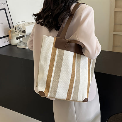 MetroStripe casual tote – Funkcionalnost i dizajn