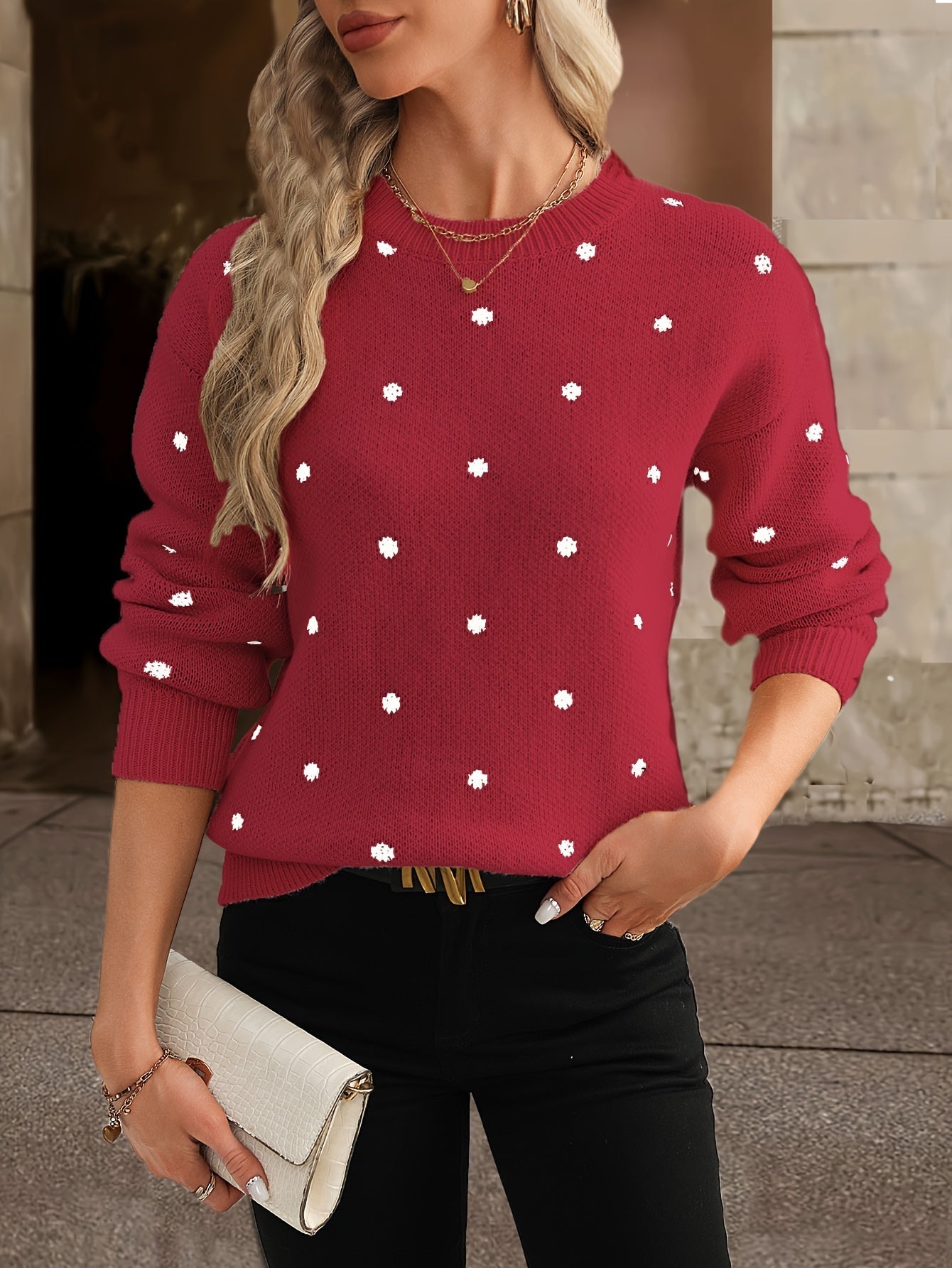 Zara pulover s točkicama – Ležerno i moderno za žene u jesen i zimu