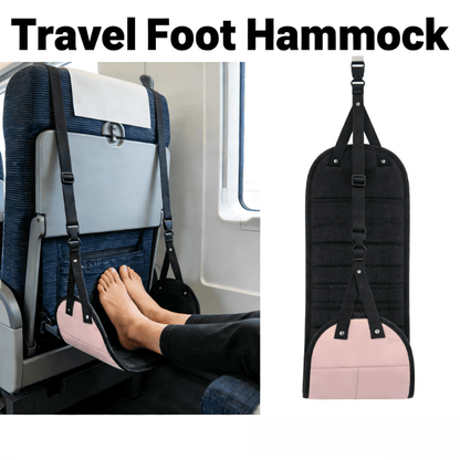 Rede para os pés ajustável para viagens