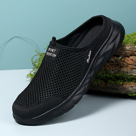 Zapatos transpirables sin cordones para hombre: malla ligera y cómoda