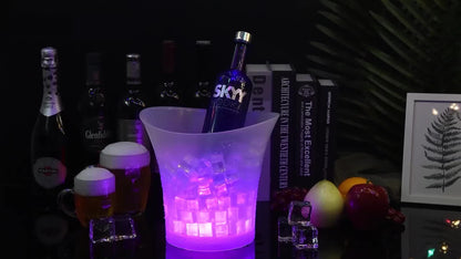 5L LED osvijetljeni kantu za led – Savršeno za šampanjac i pivo