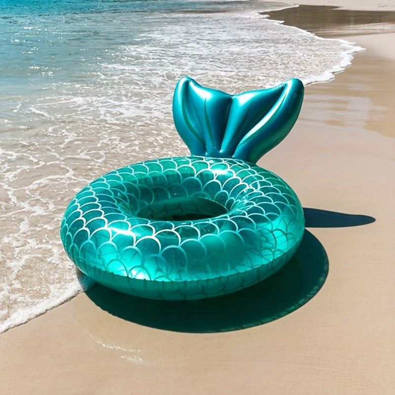 Napuhavajući bazenski plutajući jastuk Mermaid Scale – ergonomski dizajn s jastukom