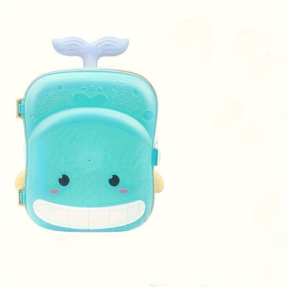 Set igračaka za plažu s motivom kita za bebe – 8-dijelni putni komplet