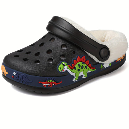 Zapatillas calefactables divertidas para niños: suaves y cómodas para interiores.