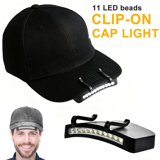 LED-Kappenleuchte mit 11 LEDs und Clip