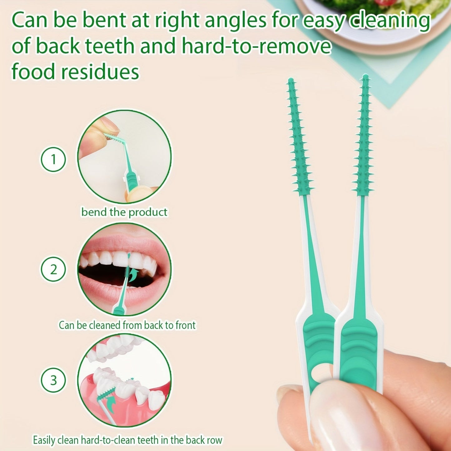 Meki interdentalni čačkalice – Osvježavajuće s okusom mente i ergonomski dizajnirane