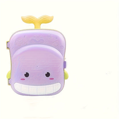 Set igračaka za plažu s motivom kita za bebe – 8-dijelni putni komplet