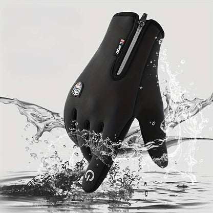Beheizbare Touchscreen-Handschuhe mit USB-Anschluss für Winteraktivitäten