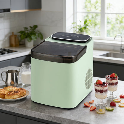 Selbstreinigende Eiswürfelmaschine mit Zwei Eiswürfelformaten für den täglichen Gebrauch