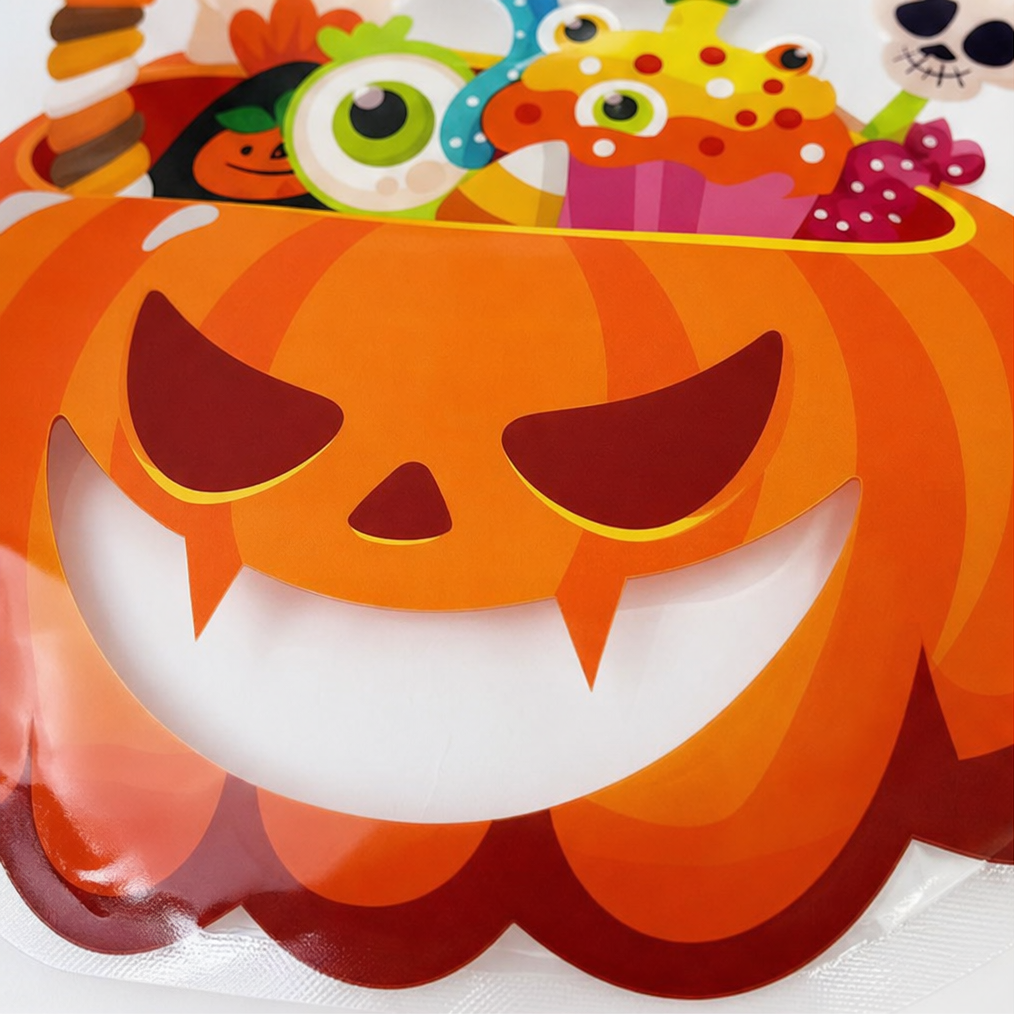 Halloween Geschenktüten mit Kürbis- und Hexenkesselmotiv – 30er Set