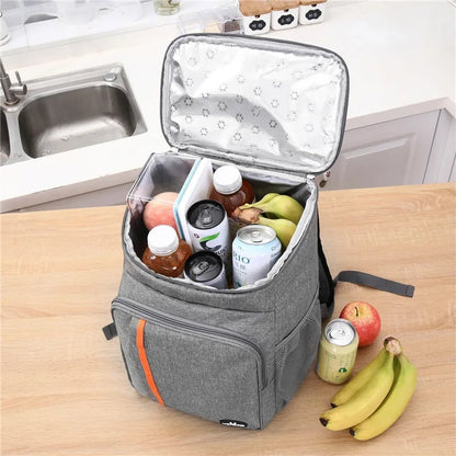 Mochila térmica isolada com forro interior repelente de água