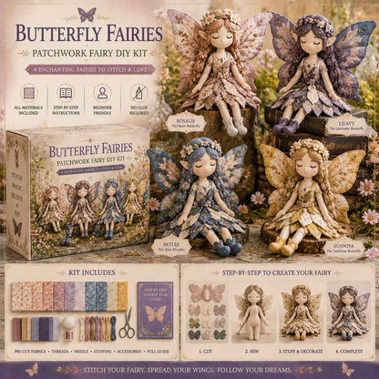 Kit de costura DIY creativo para diseñar figuras de hadas hechas a mano