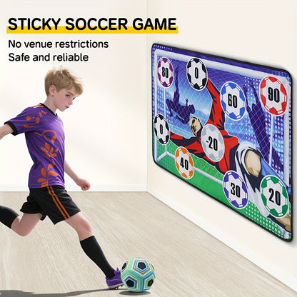Fußball-Zielwurfspiel für Kinder