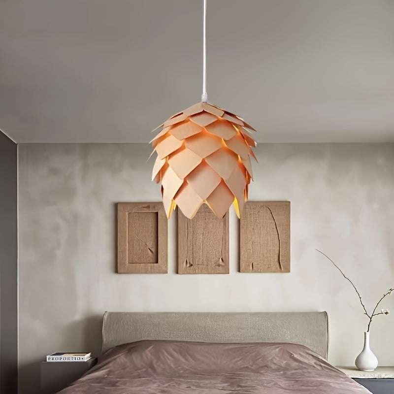 Bajkovita lampa u obliku češera – Prirodna atmosfera u domu