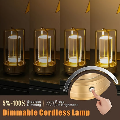Kabellose LED-Tischlampe mit Touch-Dimmung