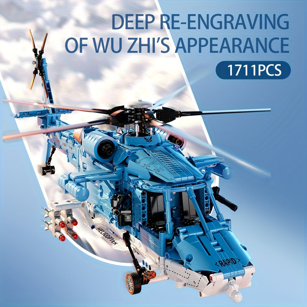 Detaljni set za sastavljanje helikoptera – Tehnički i realističan