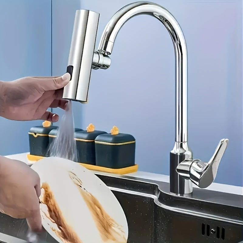 360° drehbarer Wasserhahn-Aufsatz mit 3 Strahlarten