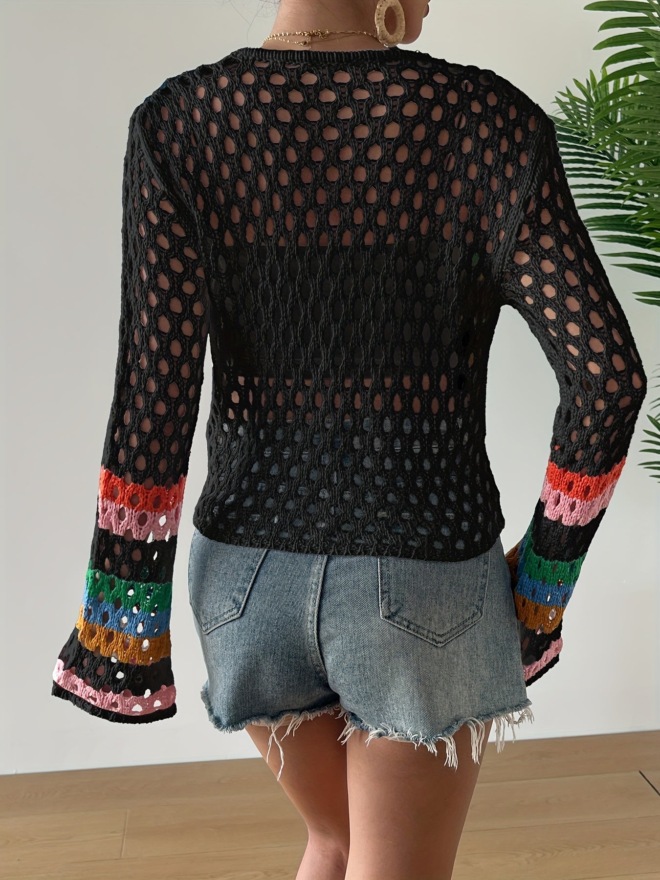 Boho ručno heklana haljina – Šarena i udobna