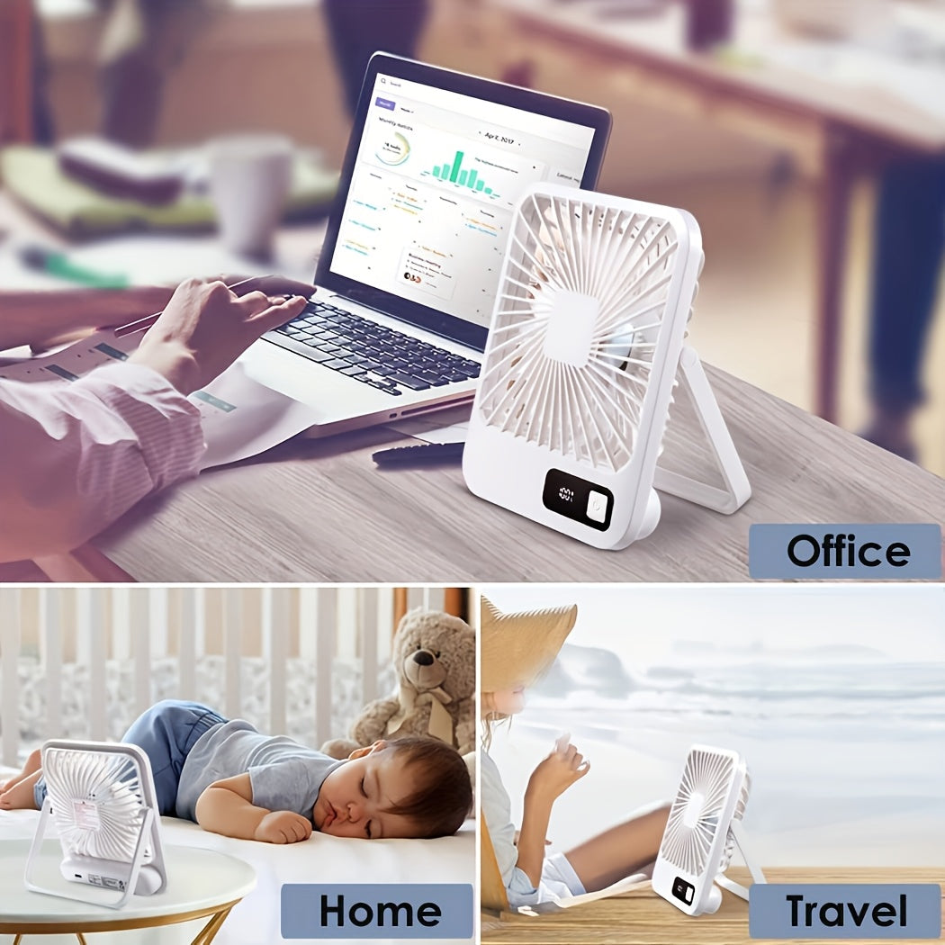 Eritex prijenosni stolni ventilator – Sklopiv s 5 brzina