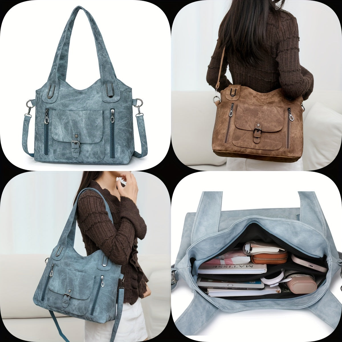 Vintage Chic torba preko ramena – Praktična i elegantna