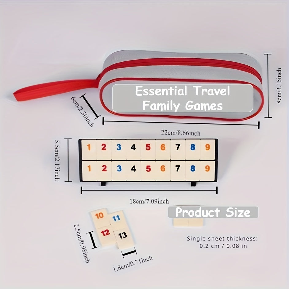 Versión de viaje de Rummikub: diversión para toda la familia