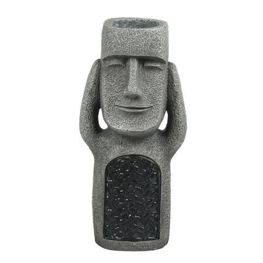 Figuras de jardín con carácter: conjunto de tres esculturas divertidas