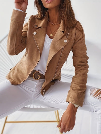Chaqueta elegante de corte entallado: elegante y cómoda.