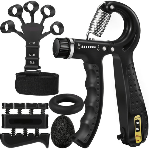 PowerGrip Set za Trening Ruku – 5-u-1 za Jake Ruke i Podlaktice
