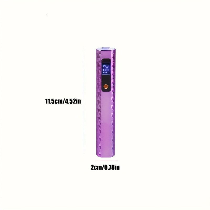 Lámpara de uñas UV portátil con pantalla LCD