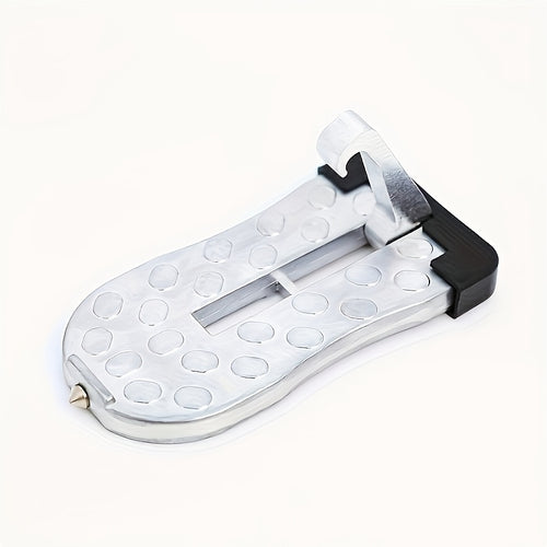 Estribo plegable para automóvil con martillo de emergencia