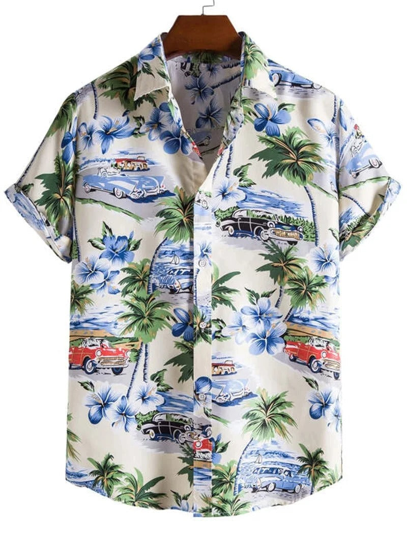 TropicWave košulja s palmama – Svježa i stilska za muškarce