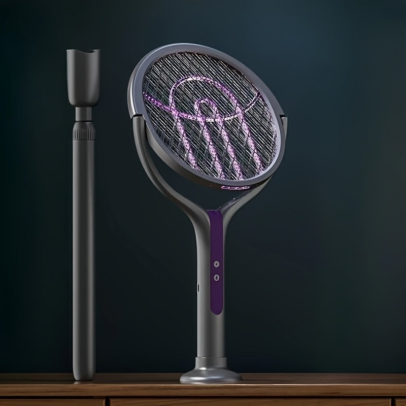 Mata-mosquitos elétrico dobrável – Recarregável com cabo extensível
