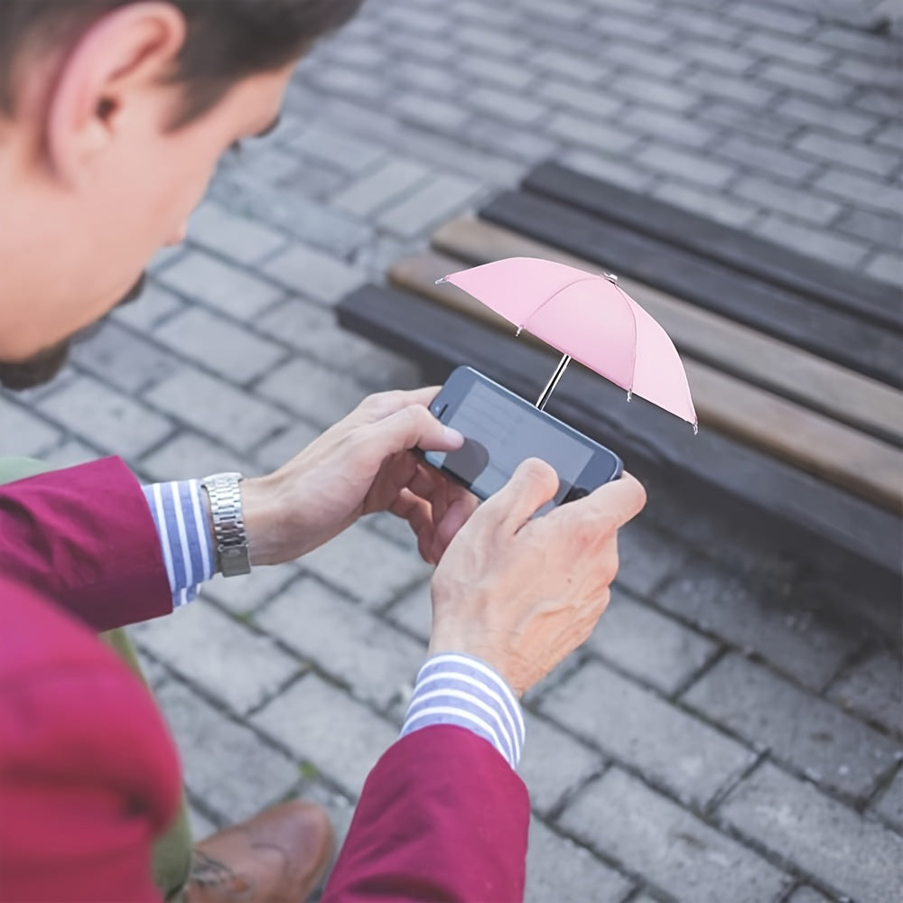 MiniSmart kišobran – Zaštita od sunca i kiše za smartphone sa držačem na usisnu čašicu
