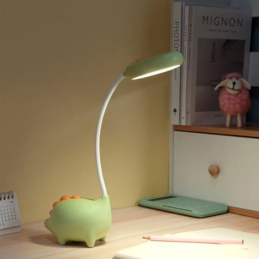 Niedliche Dino-Kinderlampe für Schreibtisch und Nachttisch