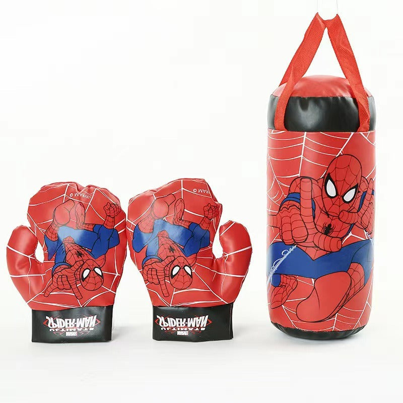 Spider-Man set boksačkih rukavica s boks vrećom – Za aktivne heroje