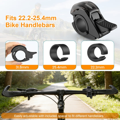 Timbre universal para bicicleta de gran volumen