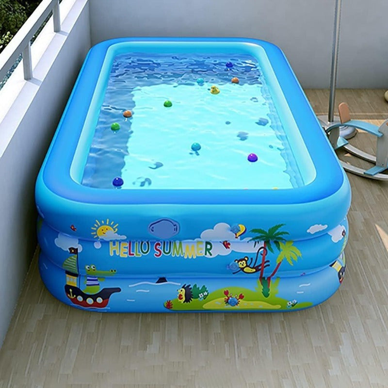 Okeanski splash napuhavajući dječji bazen – debeli PVC za zabavu u vrtu