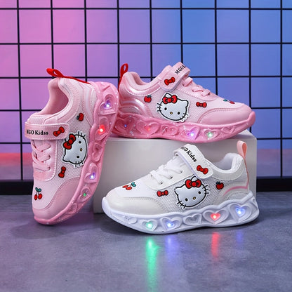 Svjetleće Hello Kitty tenisice – Prozračne i podstavljene cipele za zabavu