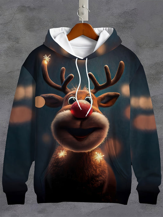 Sudadera festiva de Rodolfo: cómoda y alegre